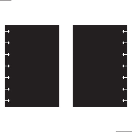 Happy Planner Black MINI Fill Paper