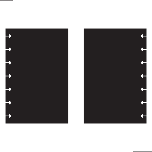 Happy Planner Black MINI Fill Paper