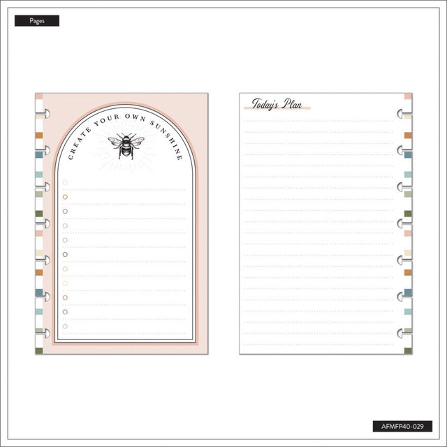 Happy Planner Woodland Charm MINI Fill Paper