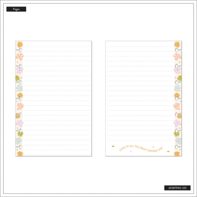 Happy Planner Desert Thistle Mini Fill Paper - Lined