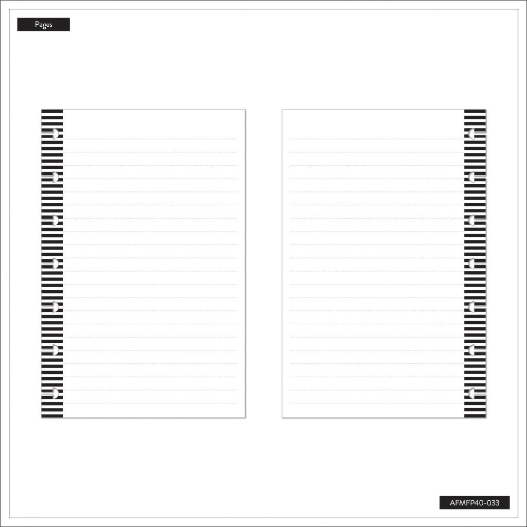 Happy Planner Simple Essentials Mini Fill Paper - Lined
