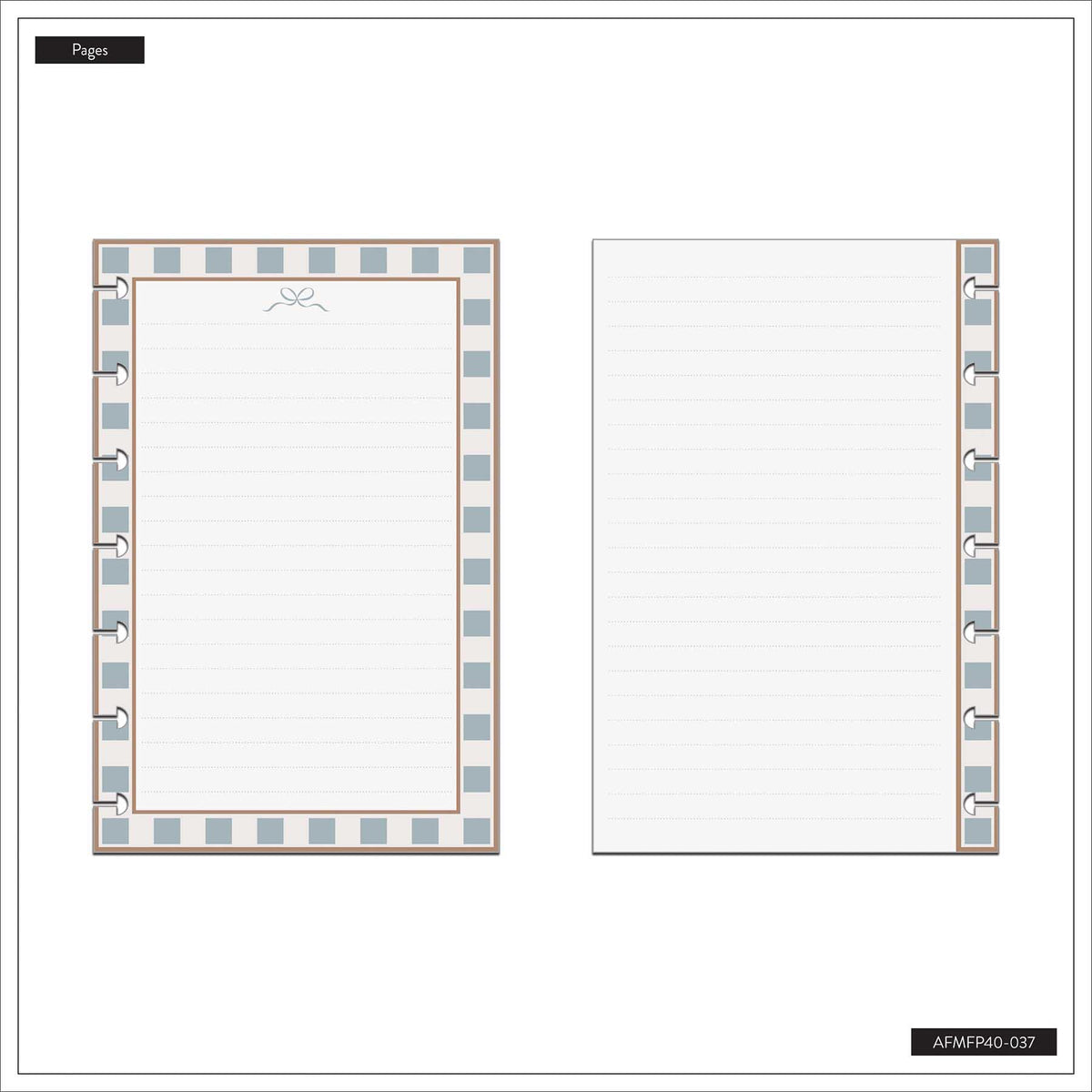 Modern Balance Mini filler paper with 40 double-sided sheets