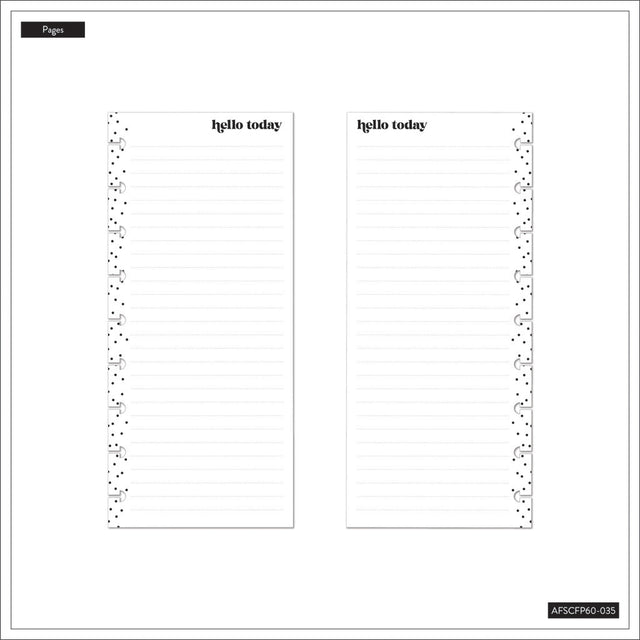 Happy Planner Everyday Simple Essentials Skinny Classic Fill Paper - Lined