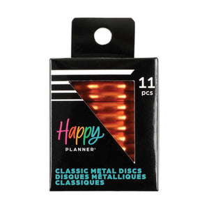 Happy Planner Pumpkin Cutout Medium Metal Disc Set
