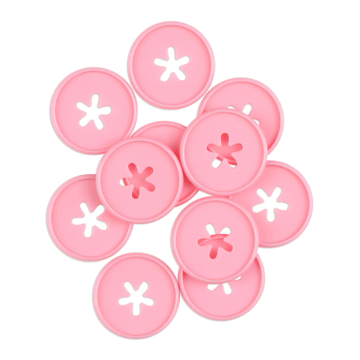 Happy Planner Pink Flower Medium Plastic Discs