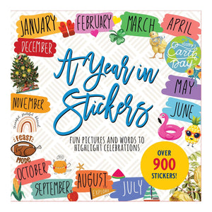 A Year in Stickers Book