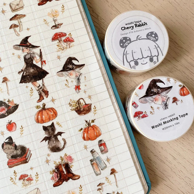 Autumns Witch Washi Tape