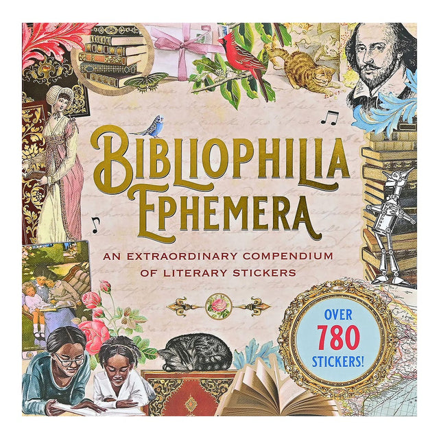 Bibliophilia Ephemera Sticker Book