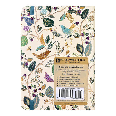 Birds and Berries Notebook