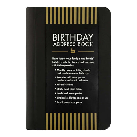 Birthday Address Book