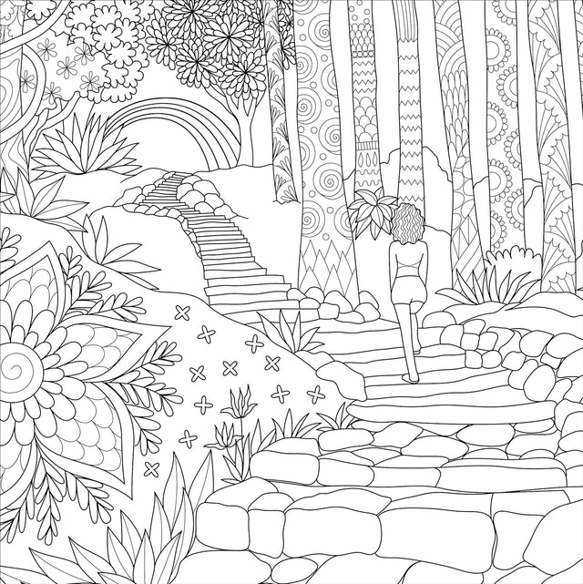 Boho Dreams Adult Colouring Book