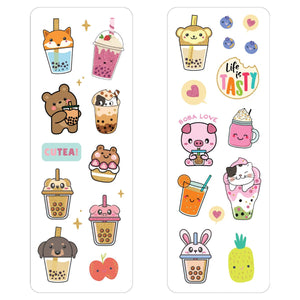Bubble Tea Sticker Sheet Set