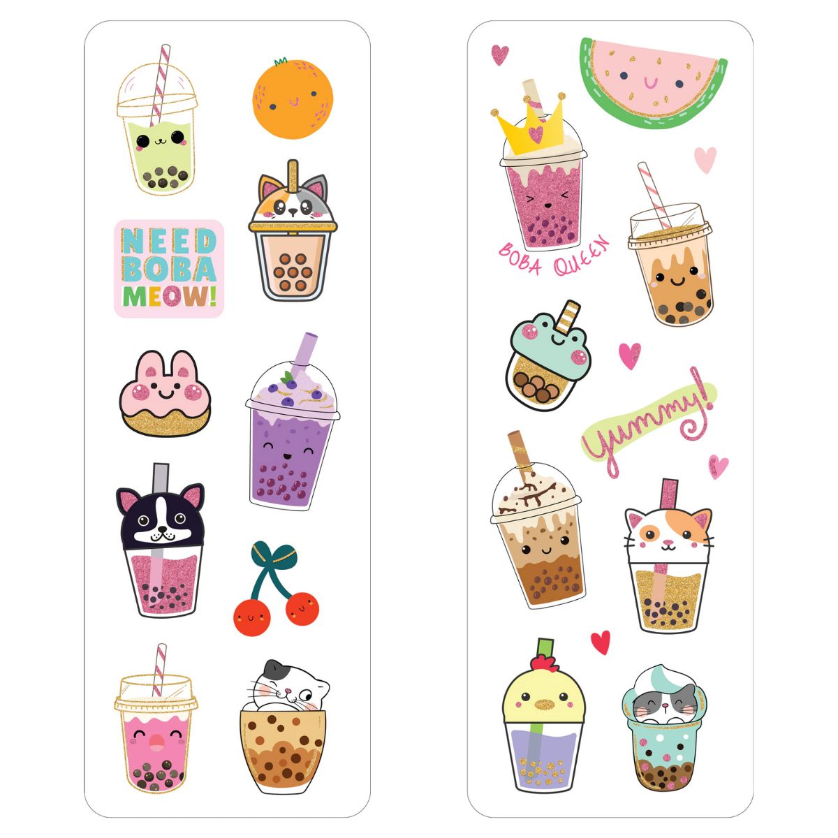 Bubble Tea Sticker Set