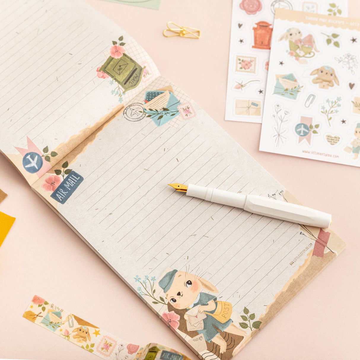 Bunny Mail Notepad
