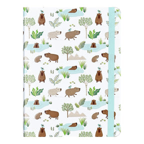 Capybara Life Journal Notebook - Lined