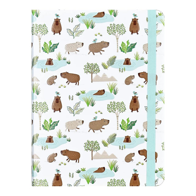 Capybara Life Journal Notebook - Lined