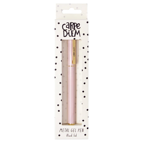 Carpe Diem Ballerina Pink Metal Gel Pen