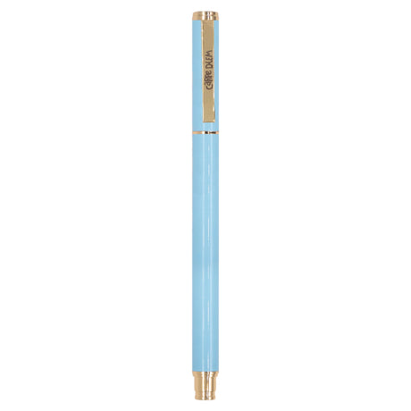 Carpe Diem Sky Blue Metal Gel Pen