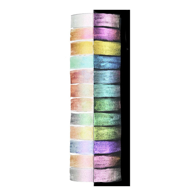 Chameleon Iridescent Watercolor Paint Set - 12 Colours