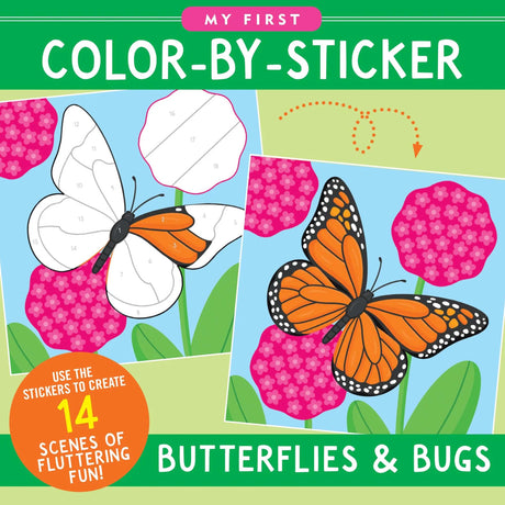 Colour-By-Sticker Butterflies & Bugs