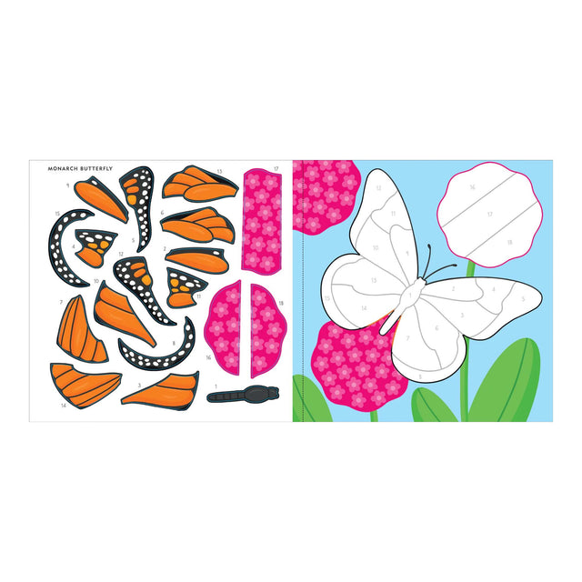 Colour-By-Sticker Butterflies & Bugs