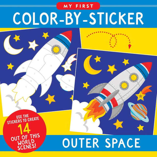 Colour-By-Sticker Outer Space