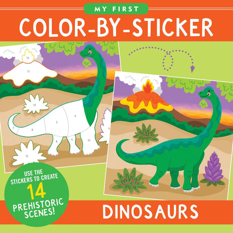 Colour-by-Sticker Dinosaurs