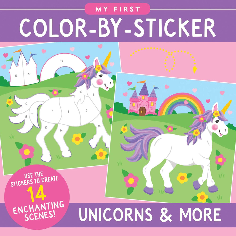 Colour-by-Sticker Unicorns & More