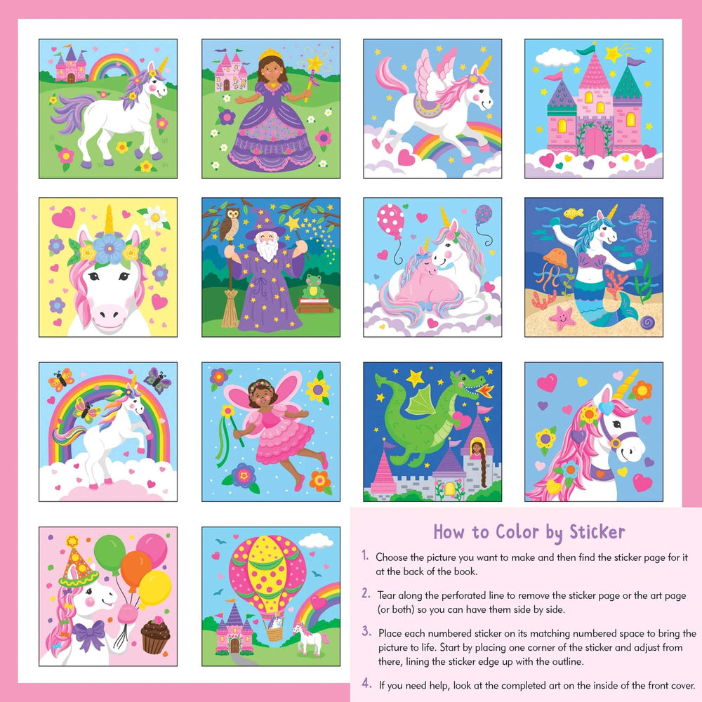 Colour-by-Sticker Unicorns & More