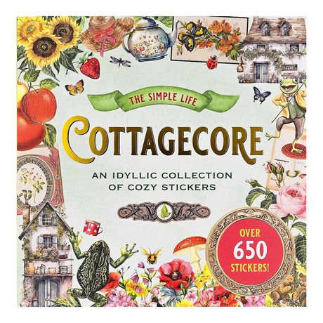 Cottagecore Sticker Book - Over 650 Stickers