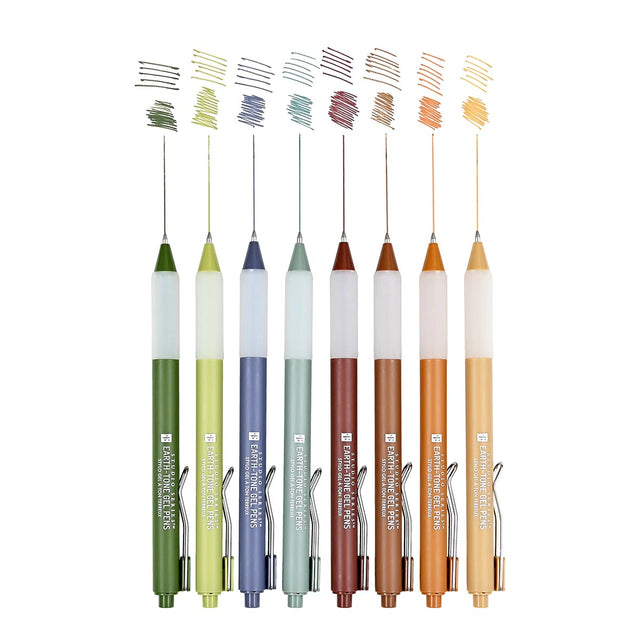 Earth-Tone Retractable Gel Pens