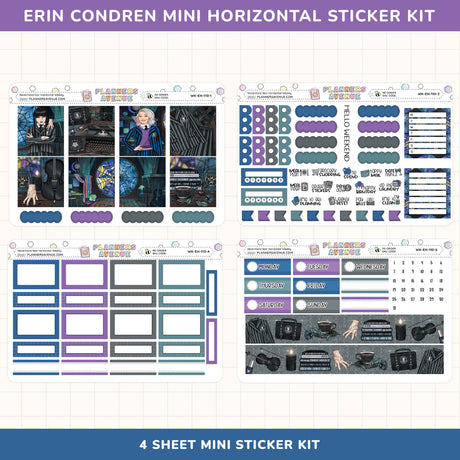 Nevermore Horizontal Weekly Sticker Kit