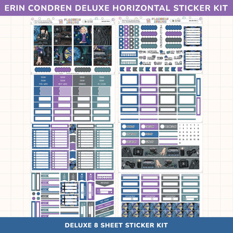 Nevermore Horizontal Weekly Sticker Kit