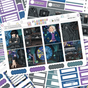 Nevermore Horizontal Weekly Sticker Kit