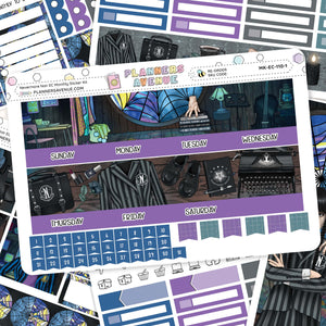 Nevermore Erin Condren Monthly Sticker Kit
