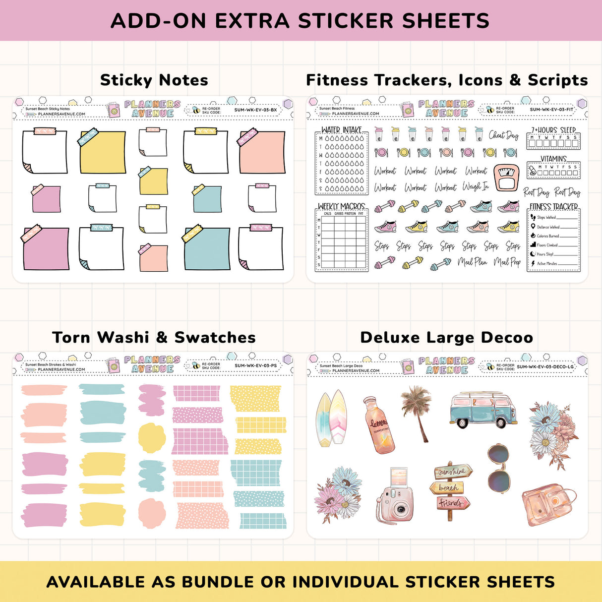 Planner Stickers Kit Add-ons Subscription