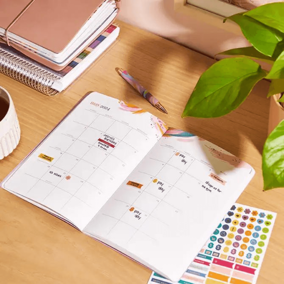 Erin Condren 18-Month Petite Planner monthly page lifestyle
