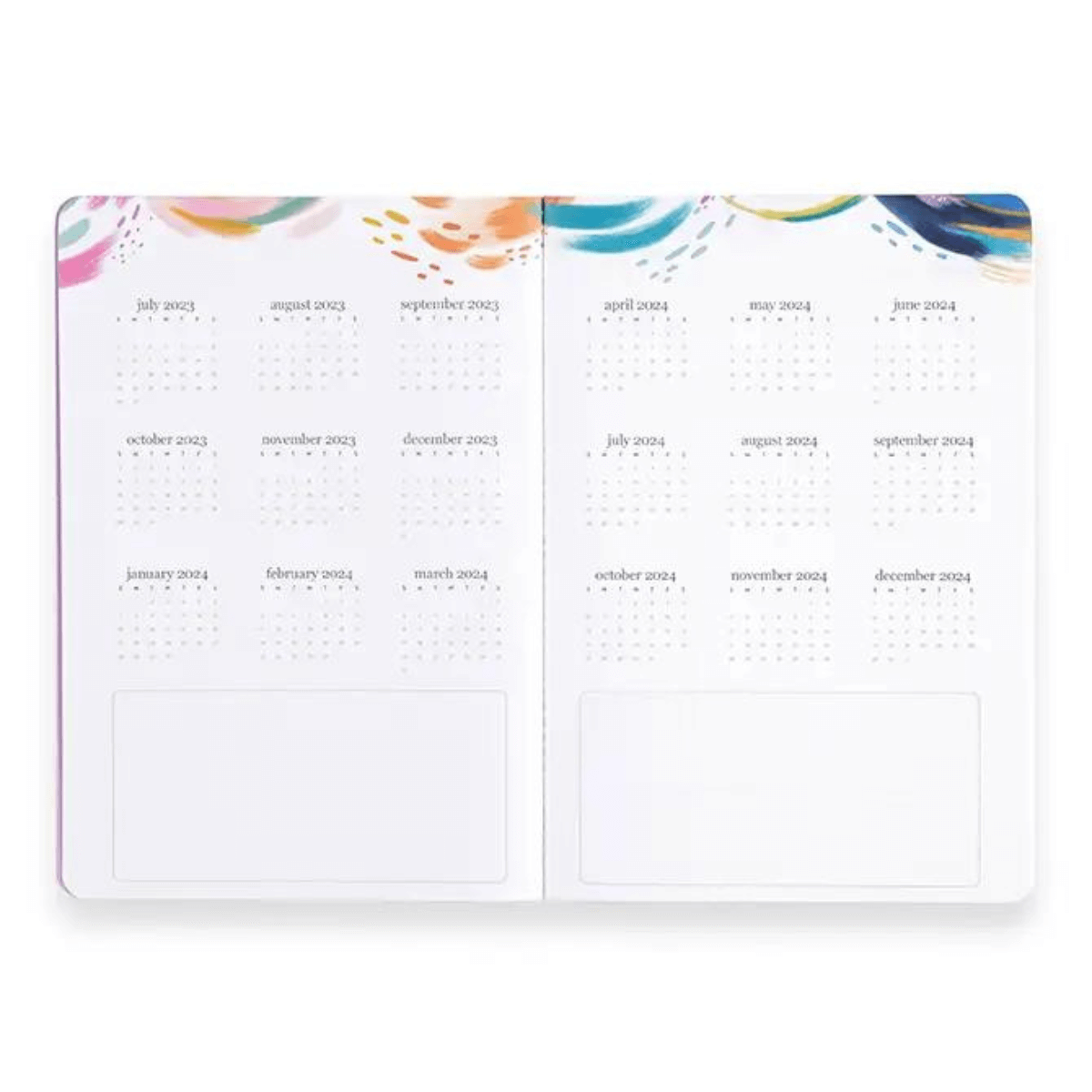 Erin Condren 18-Month Petite Planner - yearly overview