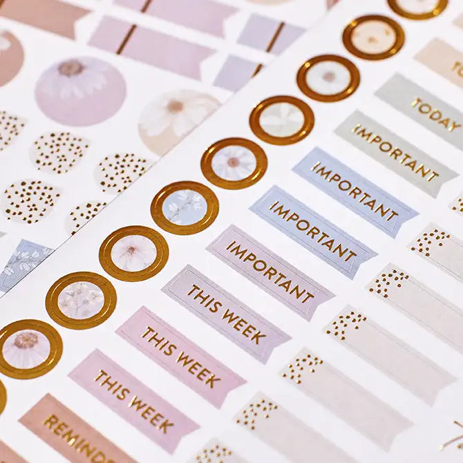 Close Up Wildflower A5 Sticker Pack