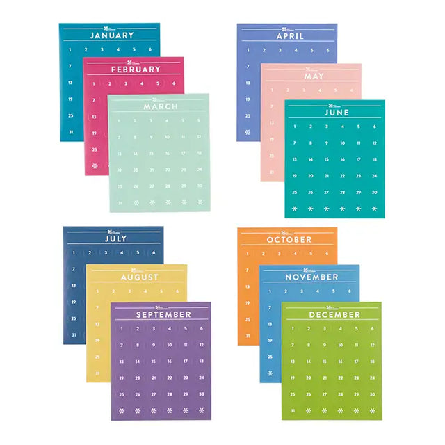 Erin Condren Colourful Date Dots