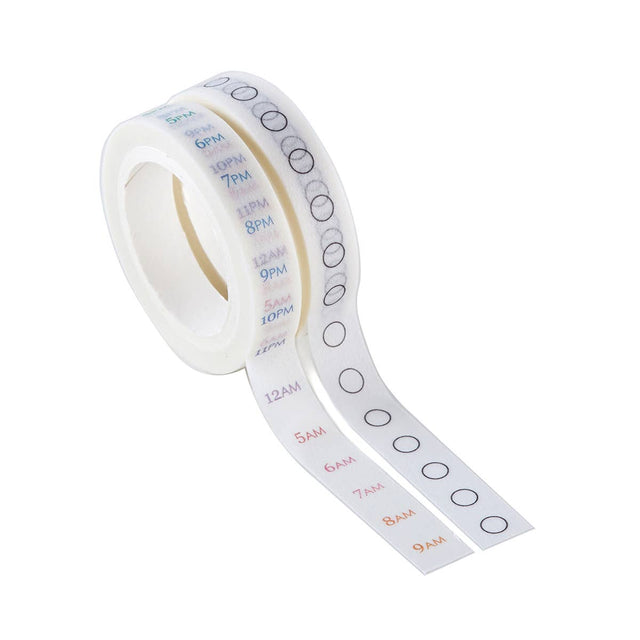 Erin Condren Washi Tape Duo - Hourly Checklist