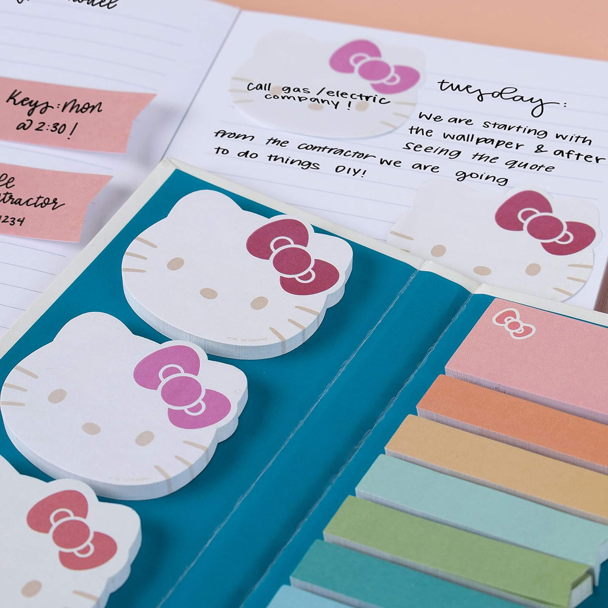 Helly R Sticky Note Erin Condren Hello Kitty Sticky Note Booklet | Planners Avenue
