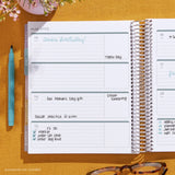 Erin Condren 7x9 Bold Blooms Life Planner - Horizontal 12-Month Dated 2025