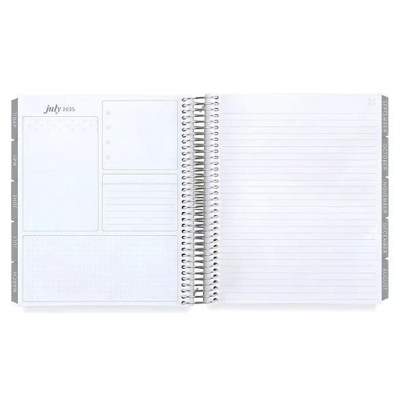 Erin Condren 7x9 Canvas Life Planner - Horizontal 12-Month Dated 2025