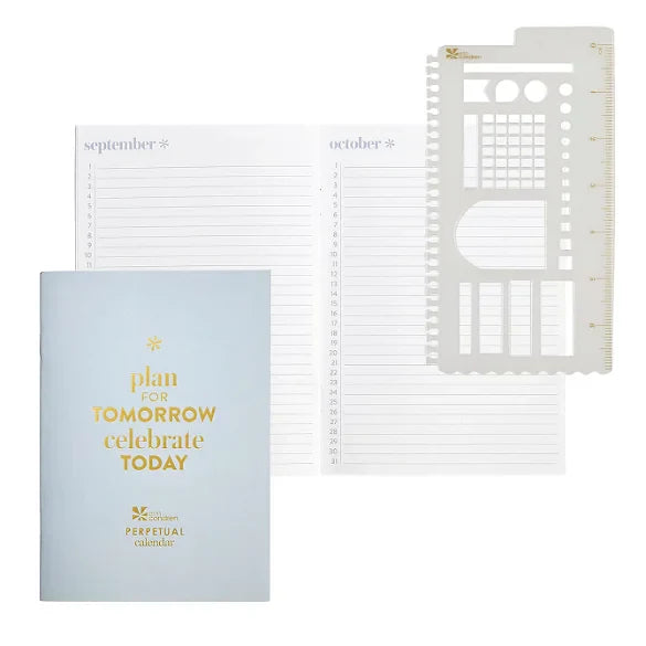 Erin Condren 7x9 Canvas Life Planner - Horizontal 12-Month Dated 2025