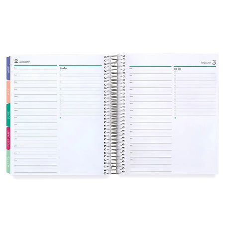 Erin Condren 7x9 Daily Duo Evolve Planner - 12-Month Dated 2025