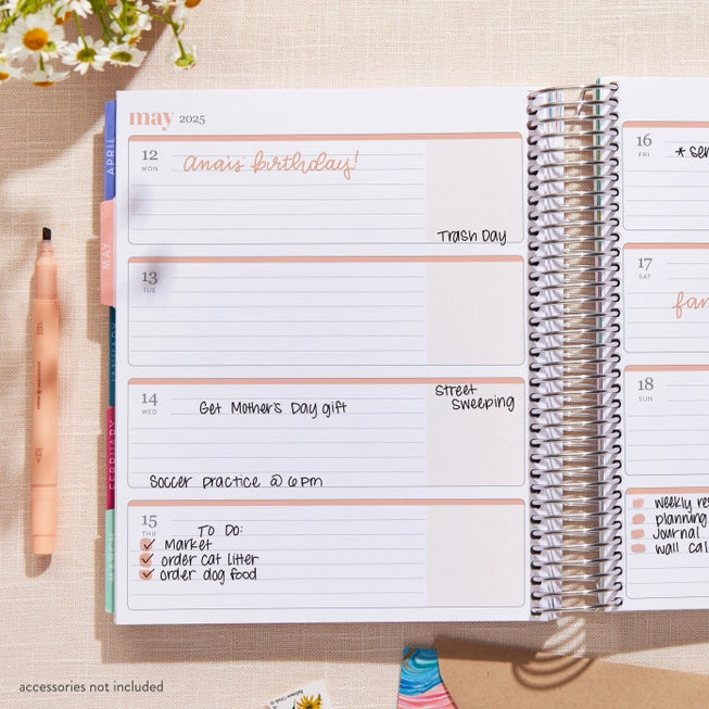 Erin Condren 7x9 Evolve Life Planner - Horizontal 12-Month Dated 2025