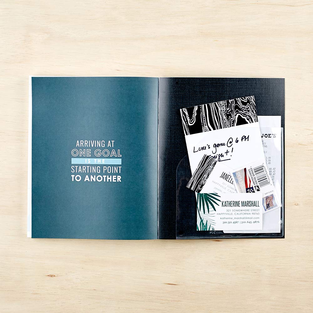 Erin Condren Clear Sticky Corner Pocket - Large