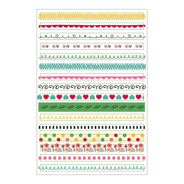 Essentials Borders & Frames Planner Stickers