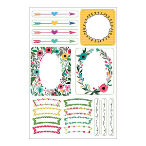 Essentials Borders & Frames Planner Stickers